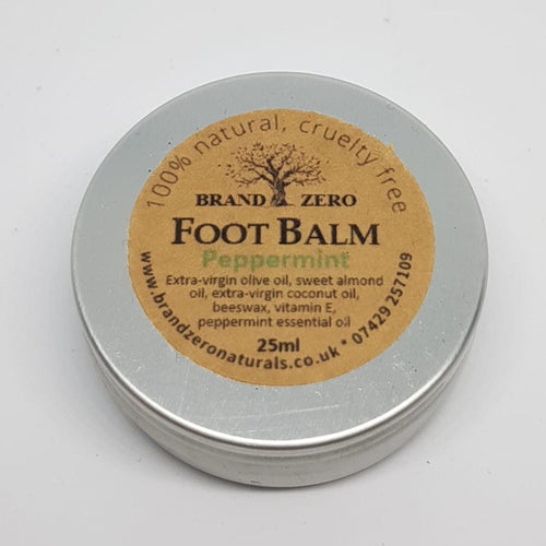 Peppermint foot balm soothing refreshing footcare