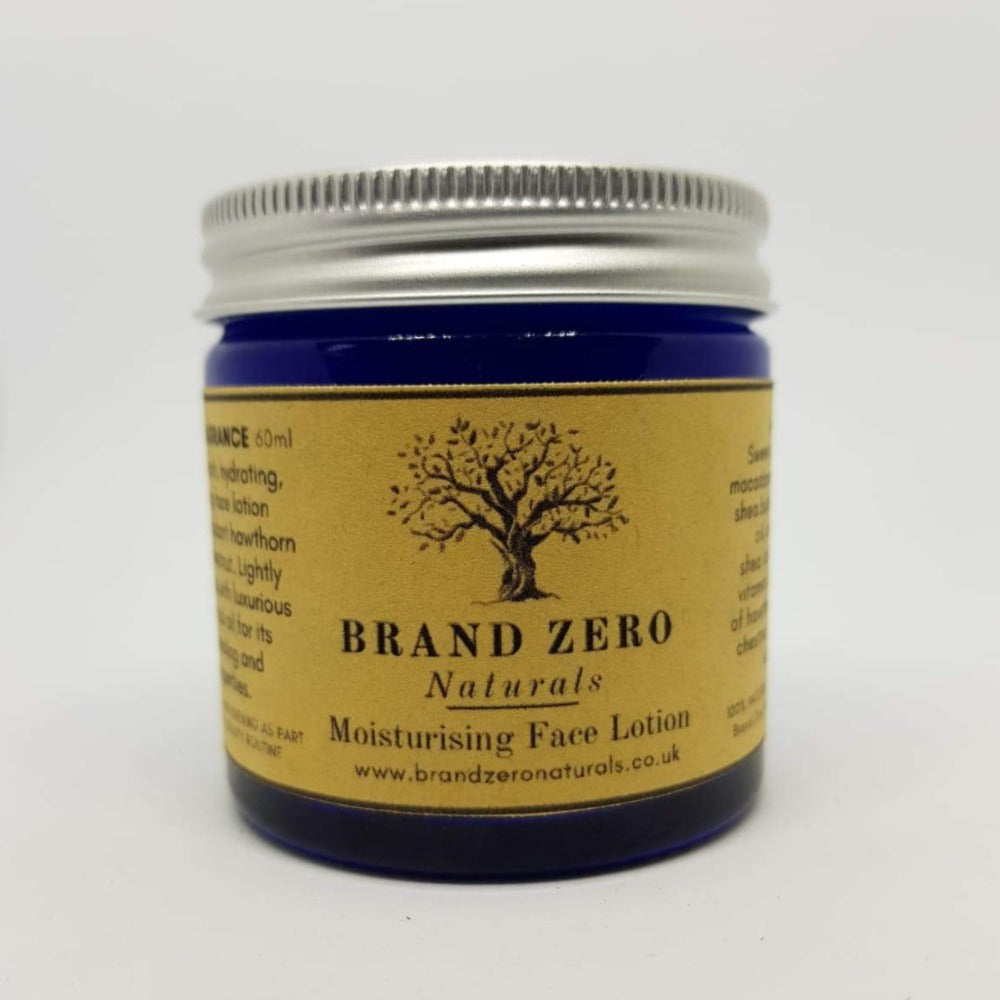 Powerful cream-based face moisturiser; anti-ageing, antioxidant, 100% natural ingredients Lightly fragranced with Rose essential oil.